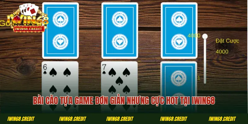 Bài cào tựa game đơn giản nhưng cực hot tại Iwin68