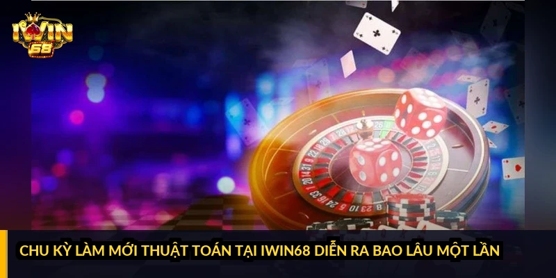 Chu kỳ làm mới thuật toán tại iWin68 diễn ra bao lâu một lần?